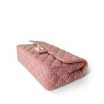 Vintage Gingham Red Medium Single Flap Bag - Image 5