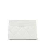 White Caviar Quilted Classic Card Holder LGHW - Image 5