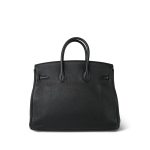 Birkin 25 Noir Veau Togo Gold Plated T Stamp - Image 26