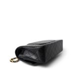 Vintage Black Lambskin Quilted Classic Flap Bag Medium GHW - Image 8
