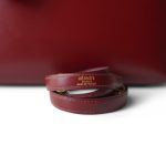 Kelly Sellier 28 Rouge H Box Calfskin Gold Plated W Circle Stamp - Image 3