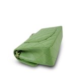 23C Green Caviar Quilted Classic Flap Small LGHW - Image 9