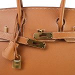 Birkin 30 Sellier Gold Veau Epsom Gold Plated Y Stamp - Image 8