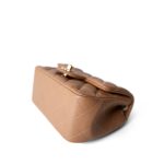 18S Beige Caviar Quilted Mini Square Flap Light Gold Hardware - Image 4