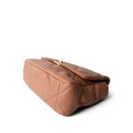 22S Caramel Quilted Large 19 Flap Mixed Hardware - Image 7