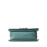 Tiffany Blue Caviar Quilted Small Boy Bag Light Gold Hardware - Image 5