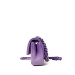 24C Purple Ombré Caviar Quilted My Everything Flap Mini - Image 6