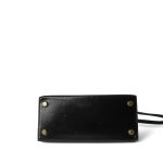 Mini Kelly Sellier Black Box Calfskin Gold Plated (Q) Stamp - Image 11