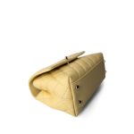 22P Light Yellow Caviar Quilted Coco Handle Small (Old Mini) Light Gold Hardware - Image 7