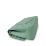 21C Light Green Lambskin Quilted Classic Flap Medium Light Gold Hardware - Image 9