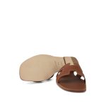 Hermès Box Calfskin Oran Sandals Gold Size 37.5 - Image 8
