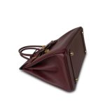 Birkin 30 Rouge H Epsom Gold Plated T Stamp - Image 13