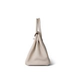 Birkin 30 Craie Togo Palladium Plated C Stamp - Image 4