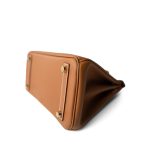Birkin 25 Gold Veau Epsom Gold Plated [M] Stamp - Image 3