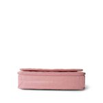 19S Iridescent Pink Caviar Quilted Wallet on Chain WOC - Image 9