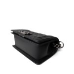 Black Boy Bag Small Caviar Quilted Ruthenium Hardware - Image 7