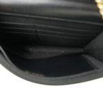 Black Caviar Quilted Boy Wallet on Chain (WOC) Aged Gold Hardware - Image 10