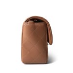 21P Light Caramel Lambskin Quilted Mini Rectangular Single Flap LGHW - Image 2