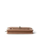 Beige Lambskin Quilted Trendy CC Wallet On Chain LGHW - Image 7