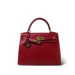 Kelly Sellier 28 Rouge Garange Courchevel Gold Plated G Square Stamp - Image 14