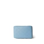 22S Light Blue Caviar Quilted Mini Bucket Bag Light Gold Hardware - Image 5