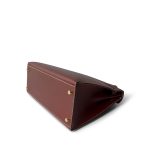 Kelly 28 Rouge H Chamonix White Stitching Gold Plated [E] Stamp - Image 14