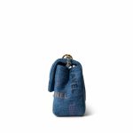 22P Denim Quilted Single Flap Small AGHW - Image 5