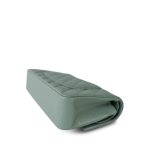 22C Green Caviar Quilted Classic Flap Medium Light Gold Hardware - Image 12