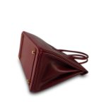Birkin 30 Rouge Box Calfskin Gold Plated F Square Stamp - Image 4