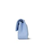 23P Sky Blue Caviar Quilted Classic Flap Small Light Gold Hardware - Image 2