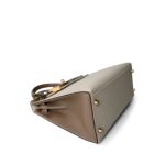 Kelly Sellier 28 Bi-Color Horseshoe (HSS) Craie/Etoupe Epsom Gold Plated A Stamp - Image 13