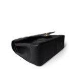 Black Caviar Quilted Jumbo Classic Flap Gold Hardware - Image 12