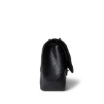 18B Black Caviar Quilted Jumbo Classic Flap SHW - Image 4