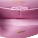 22S Pink Caviar Quilted Medium Classic Flap Light Gold Hardware - Image 15