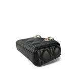 Lady D-Joy Black Lambskin Cannage Micro - Image 11