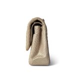 Iridescent Beige Python Classic Flap Medium LGHW - Image 2