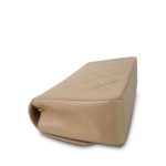 Beige Lambskin Quilted Diana Flap Medium Gold Hardware - Image 9