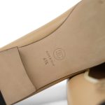 Beige/Black Lambskin Cap Toe CC Ballerina Flats Size 41.5 - Image 12