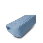 Light Blue Lambskin Quilted Mini Rectangular Flap LGHW - Image 7