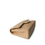 Vintage Light Beige Lambskin Quilted Classic Flap Small GHW - Image 7