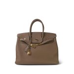 Birkin 35 Etoupe Veau Togo Gold Plated A Stamp - Image 6