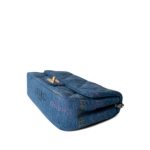 22P Denim Quilted Single Flap Large AGHW - Image 8