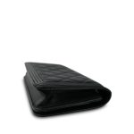 Black Caviar Quilted Boy Wallet on Chain (WOC) Aged Gold Hardware - Image 8