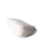 White Lambskin Quilted 19 Flap Small MHW - Image 9