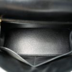Kelly Sellier 28 Black Box Calfskin Gold Plated T Circle Stamp - Image 8