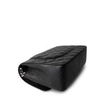 18B Black Caviar Quilted Jumbo Classic Flap SHW - Image 7