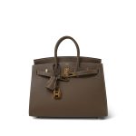 Birkin 25 Sellier Etoupe Epsom Gold Plated Z Stamp - Image 14