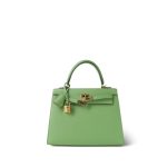 Kelly Sellier 25 Vert Criquet Veau Epsom Gold Plated Y Stamp - Image 6