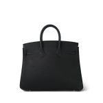 Birkin 25 Noir Togo Gold Plated Z Stamp - Image 9
