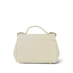 Ivory Caviar Quilted Business Affinity Flap Small Light Gold Hardware - Image 12